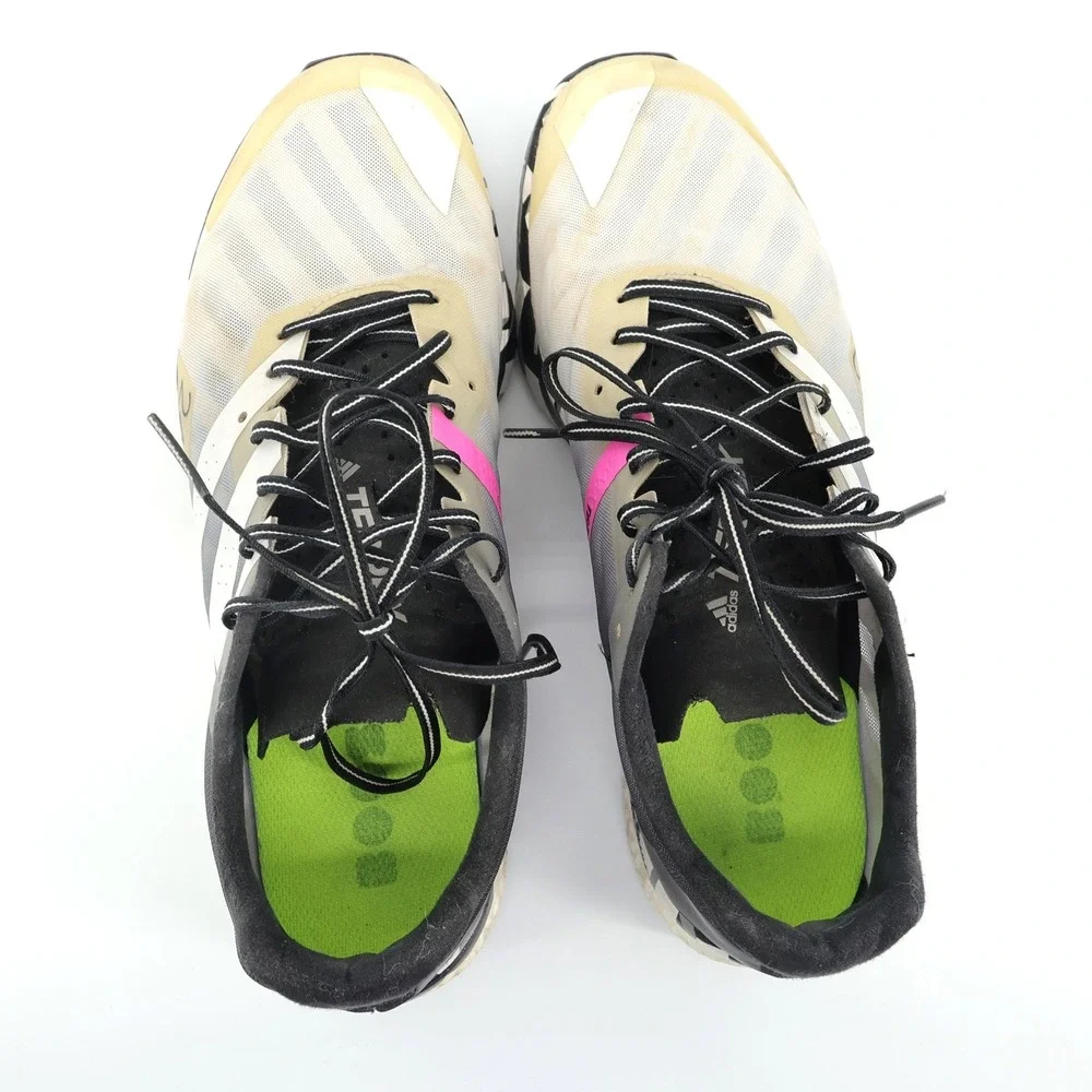 Adidas Terrex Speed Ultra Trail Running Shoes‎ Mens 11.5 White Black FW2805